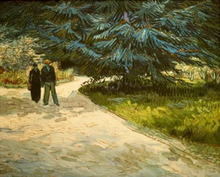 Couple dans le parc d
